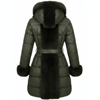 Blouson d'hiver matelassé et respirant pour femme, personnalisé, chauffant, imperméable, coupe-vent, brillant, tricoté, léger, avec lettres sur le devant