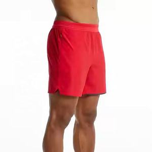 Shorts décontractés pour hommes, shorts de course rouges, shorts de fitness, shorts d'entraînement, shorts de sport pour hommes à séchage rapide avec poches - Product Image 5