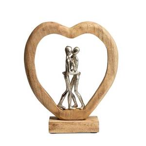 Hot Selling Aluminum Wooden Elegant Abstract Sculpture Minimalist Modern Table Decor Home Office Styling Gift Item - Product Image 1