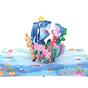Meilleure carte pop-up 3D pour papa, carte de vœux faite à la main, cartes pop-up 3D pour la fête des mères et des pères, carte pop-up 3D, carte de vœux artisanale en papier - Product Image 3