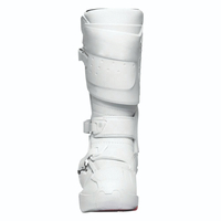 Bottes de motocross en cuir unisexes personnalisées, respirantes, légères, ignifuges, bottes de course de qualité supérieure pour pilotes professionnels