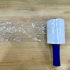 Rouleau de film étirable transparent en LDPE, souple, résistant à l'humidité, pour l'emballage de palettes, logistique industrielle, 300 m - Product Image 6