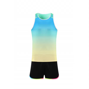 Tenues de volley-ball personnalisées de haute qualité avec impression numérique, ensembles en gros à prix avantageux, 100% polyester - Product Image 2