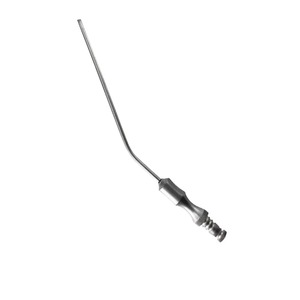 Tubo de succión ORL de grado médico, instrumento de succión manual de acero inoxidable para la eliminación de cera de oídos y uso en otología - Product Image 1