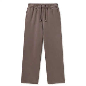 Pantalones Deportivos de Algodón Marrón para Hombre, Cintura Elástica con Cordón, Pantalones Casuales con Bolsillos Laterales, Ropa de Otoño - Product Image 4