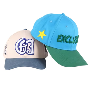 Casquettes Gorra de Haute Qualité 100% Polyester, Visière Courbée Originale, Oxford 5 Panneaux, Broderie à la Main, Strass, Respirantes, Imperméables - Product Image 1