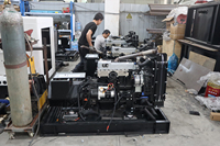 50/60Hz 4-Takt 15/20/25/30/50kVA Geräuscharmes Dieselaggregat 60/80/100kVA mit 100% Kupfer-Alternator Elektrogenerator