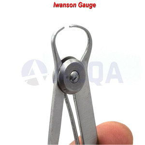 Jauge à ressort en acier inoxydable Iwanson, calibre de mesure, instrument de mesure de l'épaisseur des couronnes dentaires - Product Image 4