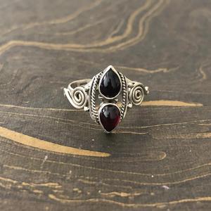 Designer <b>Garnet</b> Fine <b>Ring</b> 3.4 Grams - Product Image 1