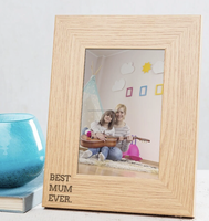 Cadre photo en os artisanal Tayyab de qualité supérieure, design naturel, logo personnalisé, forme personnalisée, taille personnalisée