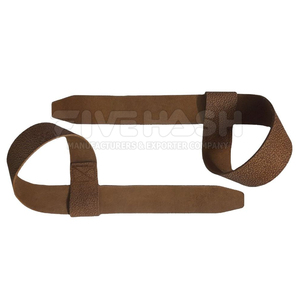 Sangles de musculation en cuir de qualité supérieure, robustes et offrant un excellent soutien pour la musculation. - Product Image 4