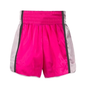 Pantalones Cortos de Muay Thai de Satén Rosa de Alta Calidad - Pantalones de Entrenamiento Transpirables para Kickboxing y MMA - Ropa Deportiva Personalizada - Product Image 1