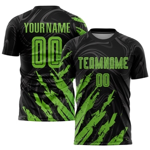 Maillot de football personnalisé en sublimation effet peau de serpent noir et or vieilli, vente en gros directe OMMIZ INDUSTRY - Product Image 2