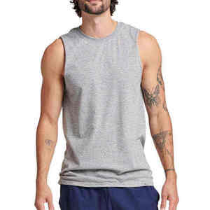 เสื้อกล้ามออกกำลังกายผู้ชายแบบแห้งเร็ว ขายส่ง รุ่นใหม่ ระบายอากาศได้ดี เสื้อกีฬาแบบไม่มีแขน สั่งทำได้ - Product Image 1