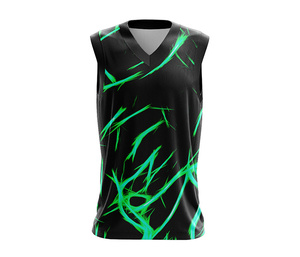 Conjunto de Uniforme de Baloncesto Personalizado con Sublimación Completa, de Alta Calidad, Transpirable y de Secado Rápido, en Poliéster, para Hombre y Mujer - Product Image 3