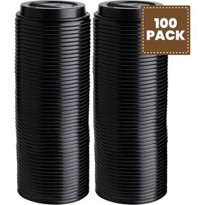 Bicchieri Monouso Bianchi per Caffè Caldo con Coperchi, Ideali per Casa e Ufficio, per Caffè, Tè, Cioccolata Calda - Product Image 1