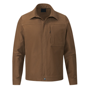 Street Wear Unisex <b>Canvas</b> <b>Jacket</b> Slim Fit Long Sleeve Breathable Winter Outdoor Front Logo Windproof Eco-Friendly - Product Image 1