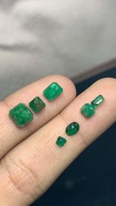 Esmeraldas Naturales de Corte Octogonal, Piedras Preciosas Verdes con Certificación IGI, Piedras Crudas Imperfectas para Joyería y Manualidades - Product Image 2