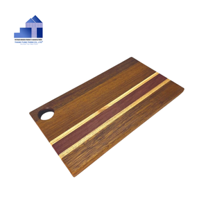 Handmade Wooden Cutting Board With Checkerboard Design For Kitchen Use - Product Image 2
