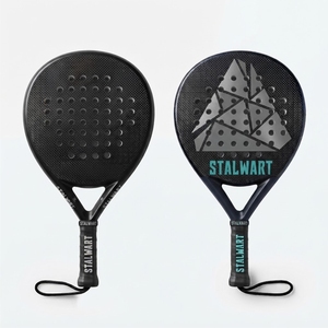 Stalwart <b>Pickleball</b> Paddle Standard 40-Hole Anti-Slip Handle Poplar Wood Core Lightweight Edgeless Design Adult Training All - Product Image 6