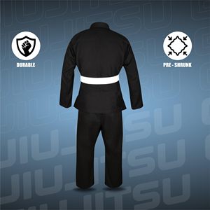 ชุดยิวยิตสู BJJ ผ้าคอตตอนเพิร์ลวีฟคุณภาพพรีเมียม รับสกรีนโลโก้ ระบายอากาศได้ดี น้ำหนักเบา ทนทาน เหมาะสำหรับฝึกซ้อม สำหรับผู้ชายและผู้หญิง - Product Image 6