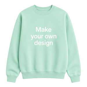 CUSTOM WHOLESALE CREWNECK SWEATSHIRT PREMIUM FRENCH <b>TERRY</b> PRIVATE LABEL OEM ODM <b>BULK</b> APPAREL MANUFACTURER - Product Image 2