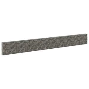 Pared de gaviones de acero galvanizado con cubiertas 354,3 \ "x11.8 \" x39.4 \ "bordillos - Product Image 1