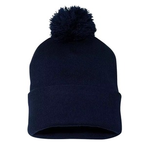 Bonnet en polyester de qualité supérieure avec pompon, style hip-hop, imprimé de luxe - Product Image 4