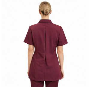 Uniforme de Esteticista para Mujer, Túnica de Salón de Belleza, Conjunto de Uniformes Médicos Elásticos y Suaves con Logotipo Personalizado al por Mayor, Ropa de Spa para Enfermeras - Product Image 2