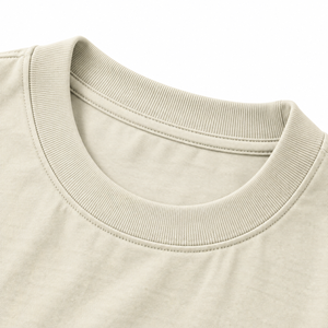 Custom Men's Oversized Cream Graphic <b>T</b> <b>Shirt</b> Godspeed Brain <b>Skull</b> Print Washed Cotton Streetwear - Product Image 3