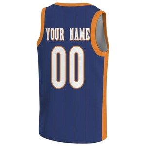 Maillot de basket imprimé de haute qualité pour hommes, coupe ajustée, tissu en maille respirant, couleur personnalisée, sans manches, col en V, vêtements de sport - Product Image 3