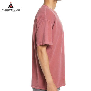 เสื้อยืดสตรีทแวร์ผ้าใส่สบายทรงโอเวอร์ไซส์ ทรงหลวม ผ้าฝ้าย 100% สกรีนโลโก้ตามสั่ง เสื้อยืดผู้ชาย - Product Image 4