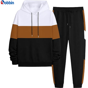 Trajes Deportivos Personalizados de Invierno con Logotipo, Traje Deportivo Unisex de Algodón y Felpa, Transpirable, Grueso, de Gran Tamaño para Hombre - Product Image 1