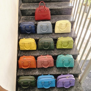 Best Selling Women's Brown Floral Cowhide Genuine Leather Crossbody <b>Bag</b> Single <b>Zip</b> Closure Vintage Style for Summer - Product Image 6