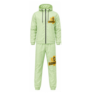 Men Windbreaker Tracksuit Set Polyester Jacket <b>Trousers</b> Breathable Sportswear Fitness Running <b>Training</b> Wholesale Supplier Custom - Product Image 1