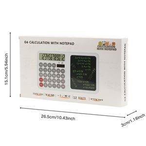 Venta al por mayor <span class=keywords><strong>de</strong></span> 8 pulgadas <span class=keywords><strong>de</strong></span> gráficos digitales LCD tableta <span class=keywords><strong>de</strong></span> escritura <span class=keywords><strong>calculadora</strong></span> multifunción <span class=keywords><strong>con</strong></span> Bloc <span class=keywords><strong>de</strong></span> notas para la escuela y la Oficina - Product Image 6