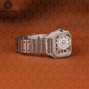 Charm Jewels Luxury Stainless Steel <b>Watch</b> 38mm Round Dial Sapphire Crystal Quartz Movement Women Fashion Design - Product Image 3