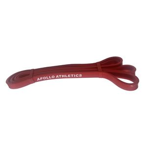 Red (0.5) Heavy-Duty Latex Exercise Bands Pull-Assist Straps for Body Stretching and Powerlifting Resistance Training - Product Image 1