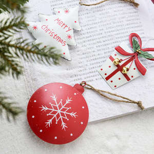 <b>Tree</b> decor decorative ornament festive hanging decor Christmas keepsake Christmas collectable Christmas gift ornament round - Product Image 2