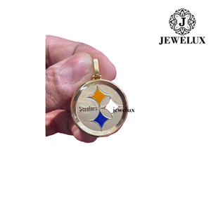 Pendentif de luxe haute qualité plaqué or en argent 925, style hip-hop, bijou statement, provenant d'un fournisseur indien - Product Image 1