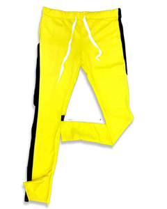 Pantalon de survêtement décontracté pour homme, color block, taille élastique, cordon de serrage, bande latérale, léger, été, en Spandex et Polyester - Product Image 5
