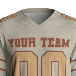 Maillot de football américain 100 % polyester personnalisé avec nouveau design à manches courtes, prix de gros, collection 2026 – Offre Spéciale - Product Image 6