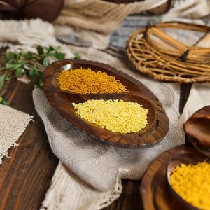 Bandeja de Madera Artesanal Ovalada para Aperitivos y Frutos Secos, Decorativa, de Lujo, Multiusos - Product Image 3