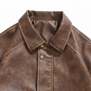 Chaqueta de cuero de diseño de moda para hombre, nueva llegada, chaquetas de cuero para hombre, chaqueta de cuero vacuno de primera calidad - Product Image 5