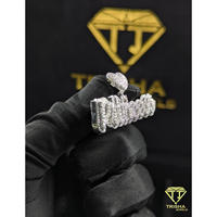 Collier avec pendentif « Princesse » en diamant de laboratoire VVS, argent sterling 925, bijoux personnalisés hip-hop, cadeau par Trisha Jewels