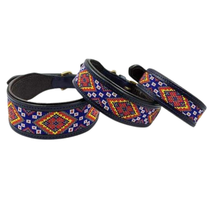 ชุดปลอกคอสายจูงสุนัขทำจากหนังนิ่มใส่สบายปรับความยาวได้ปรับโลโก้ได้ตามต้องการคุณภาพสูงส่งตรงจากโรงงาน - Product Image 3