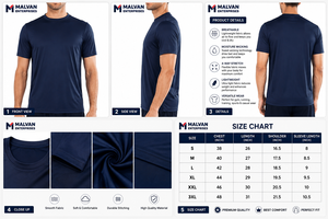 T-shirt Homme Personnalisé Décontracté en Jersey Uni Teint, Séchage Rapide, Respirant, Coupe Droite, Sportif, Écologique, Anti-Plis - Product Image 6