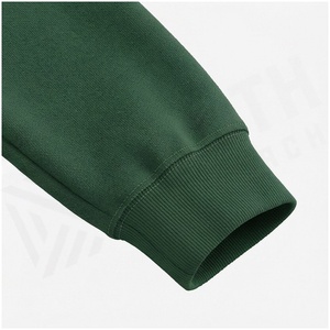 Women 100% Cotton Hooded Tracksuit Set Solid Green Full <b>Zip</b> <b>Sweatshirt</b> Jogger Pants Casual Autumn Wear - Product Image 6