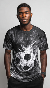 100% Polyester Football Sublimation Shirts Men Sportswear Lightweight Printed Football Jersey Sports Training Sublimation Jersey - Product Image 5