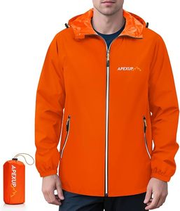 Veste bomber pour homme Hemistyles, à capuche, imperméable, coupe-vent, chauffante, anti-UV, avec imprimé animal - Product Image 1